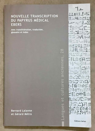 Item #M8113a Le texte médical du Papyrus Ebers: transcription hiéroglyphique,...[newline]M8113a-00.jpeg