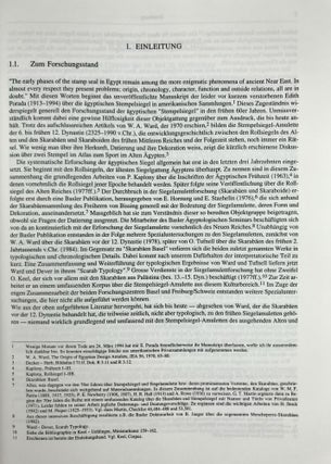 Die Anfänge der ägyptischen Stempelsiegel-Amulette. Eine typologische und religionsgeschichttliche Untersuchung zu den "Knopfsiegeln" und verwandten Objekten der 6. bis frühen 12. Dynastie.