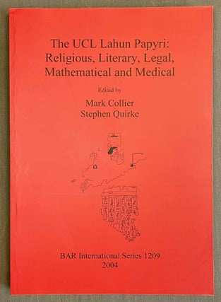 Item #M8130c The UCL Lahun Papyri. (part 2:) Religious, Literary, Legal, Mathematical and...