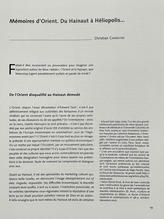 M&eacute;moires d'Orient: du Hainaut &agrave; H&eacute;liopolis[newline]M8132-05.jpeg