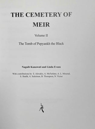 The cemetery of Meir. Vol. I: The tomb of Pepyankh the Middle. Vol. II: The tomb of Pepyankh the Black. Vol. III: The tomb of Niankhpepy the Black. Vol. IV: The tomb of Senbi I and Wekhhotep I (complete set)[newline]M8137a-09.jpeg
