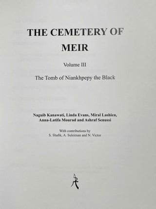 The cemetery of Meir. Vol. I: The tomb of Pepyankh the Middle. Vol. II: The tomb of Pepyankh the Black. Vol. III: The tomb of Niankhpepy the Black. Vol. IV: The tomb of Senbi I and Wekhhotep I (complete set)[newline]M8137a-17.jpeg