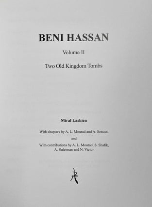 Beni Hassan. Vol. I: The tomb of Khnumhotep II. Vol. II: Two Old Kingdom tombs. Vol. III: The tomb of Amenemhat. Vol. IV: The tomb of Baqet III (complete set)[newline]M8138-11.jpeg