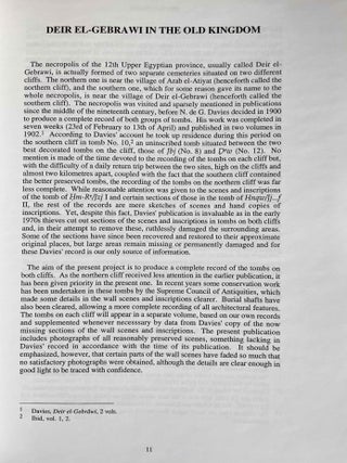 Deir el-Gebrawi. Vol. I: The Northern Cliff. Vol. II: The Southern Cliff: The Tomb of Ibi and Others. Vol. III: The Southern Cliff: The tomb of Djau/Shemai and Djau (complete set)[newline]M8143-05.jpeg