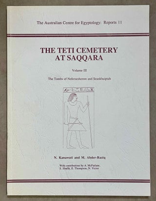 Item #M8144 The Teti cemetery at Saqqara. Vol. III: The tombs of Neferseshemre and Seankhuiptah....[newline]M8144-00.jpeg