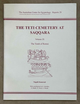 Item #M8148 The Teti Cemetery at Saqqara. Vol. IX: The tomb of Remni. KANAWATI Naguib - HASSAN Ali[newline]M8148-00.jpeg