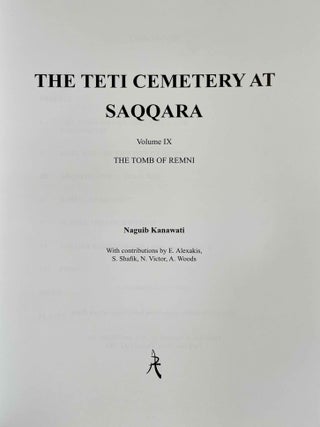 The Teti Cemetery at Saqqara. Vol. IX: The tomb of Remni[newline]M8148a-01.jpeg