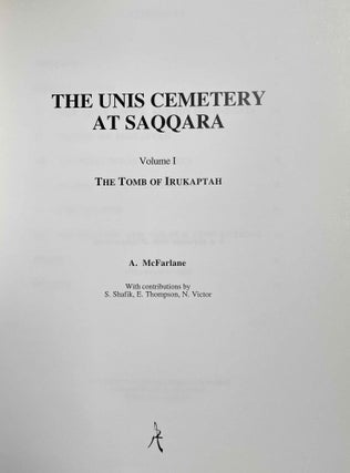 The Unis Cemetery at Saqqara. Vol. I: The Tomb of Irukaptah[newline]M8153-01.jpeg