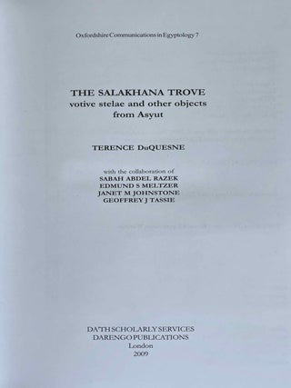 The Salakhana trove. Votive stelae and other objects from Asyut.[newline]M8167a-03.jpeg