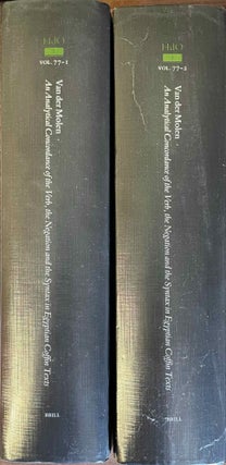 Item #M8177a An analytical concordance of the verb, the negation and the syntax in Egyptian...