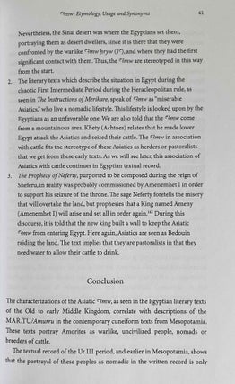 Asiatics in Middle Kingdom Egypt. Perceptions and Reality.[newline]M8185-05.jpeg