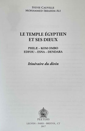 Le temple égyptien et ses dieux: Philae - Kom Ombo - Edfou - Esna - Dendara: itinéraire du divin[newline]M8189-01.jpeg