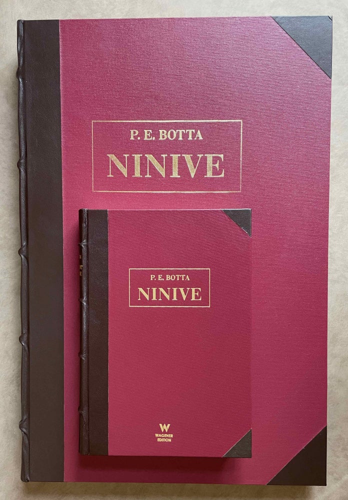 Item #M8195c Monument de Ninive. Text and plates volumes (complete set). BOTTA Paul Emile.[newline]M8195c-00.jpeg