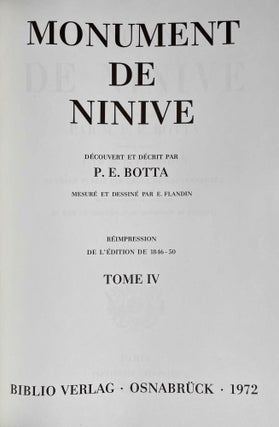 Monument de Ninive. Text and plates volumes (complete set)[newline]M8195c-42.jpeg
