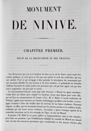 Monument de Ninive. Text and plates volumes (complete set)[newline]M8195c-63.jpeg