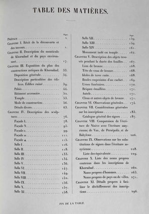 Monument de Ninive. Text and plates volumes (complete set)[newline]M8195c-72.jpeg