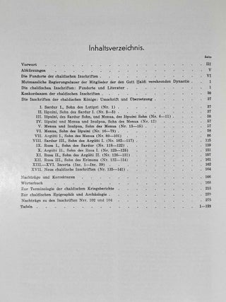 Handbuch der chaldischen Inschriften. Teil I & Teil II (complete set)[newline]M8200-05.jpeg