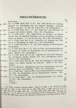 Steuerlisten römischer Zeit aus Theadelphia