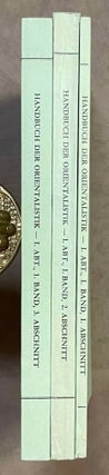 Handbuch der Orientalistik, Erster Band. 1. Abschnitt: Ägyptische Schrift und Sprache. 2. Abschnitt: Literatur. 3. Abschnitt: Geschichte des alten Ägypten (complete set)