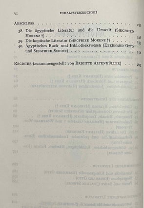 Handbuch der Orientalistik, Erster Band. 1. Abschnitt: Ägyptische Schrift und Sprache. 2. Abschnitt: Literatur. 3. Abschnitt: Geschichte des alten Ägypten (complete set)