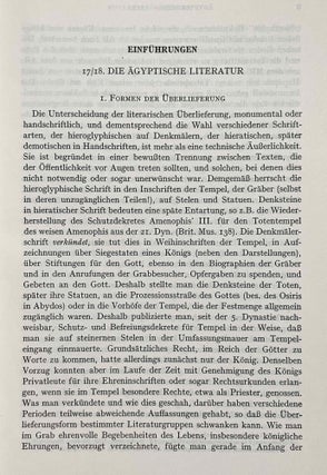Handbuch der Orientalistik, Erster Band. 1. Abschnitt: Ägyptische Schrift und Sprache. 2. Abschnitt: Literatur. 3. Abschnitt: Geschichte des alten Ägypten (complete set)