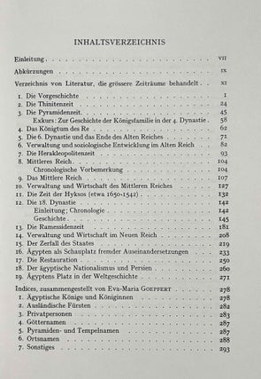 Handbuch der Orientalistik, Erster Band. 1. Abschnitt: Ägyptische Schrift und Sprache. 2. Abschnitt: Literatur. 3. Abschnitt: Geschichte des alten Ägypten (complete set)