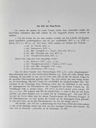 Die Inschriften von Fara. I: Liste der Archaischen Keilschriftzeichen.[newline]M8214-05.jpeg