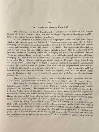 Die Inschriften von Fara. I: Liste der Archaischen Keilschriftzeichen.