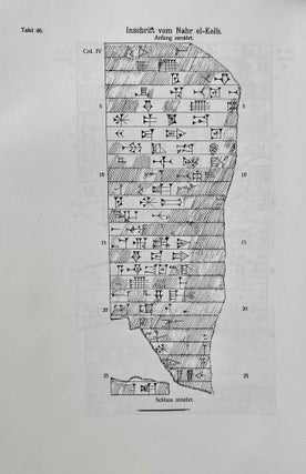 Die inschriften Nebukadnezars II im Wâdi Brisa und am Nahr el-Kelb[newline]M8217-09.jpeg