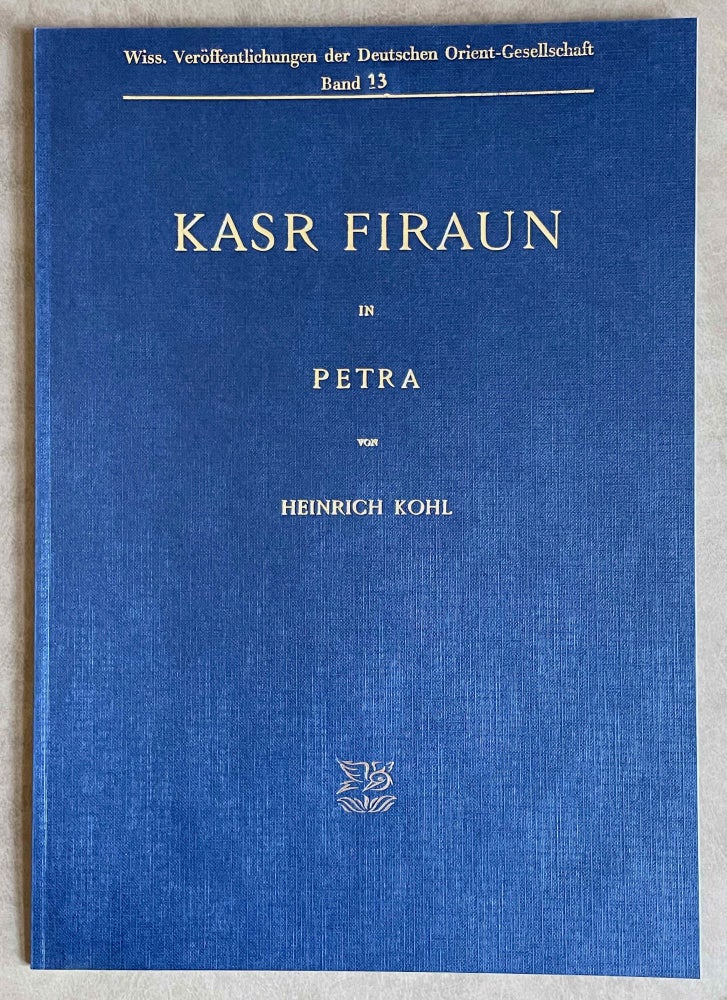 Item #M8218 Kasr Firaun in Petra. KOHL Heinrich.[newline]M8218-00.jpeg