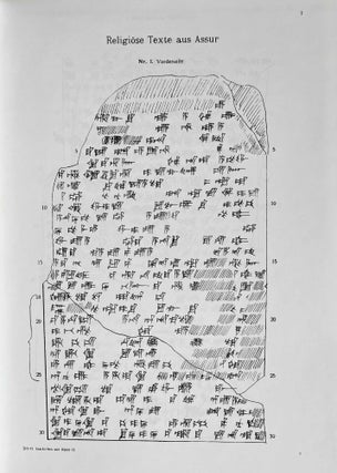 Keilschrifttexte aus Assur religiösen Inhalts. Erster Band: Autographien[newline]M8219a-05.jpeg