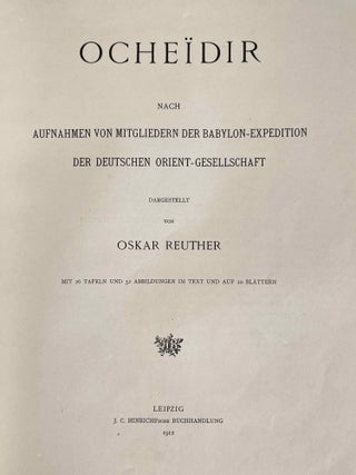 Ocheïdir. Nach Aufnahmen von Mitgliedern der Babylon-Expedition der Deutschen Orient-Gesellschaft.[newline]M8220b-04.jpeg