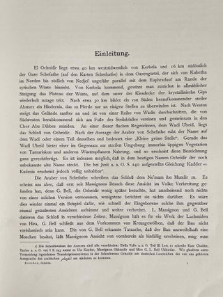 Ocheïdir. Nach Aufnahmen von Mitgliedern der Babylon-Expedition der Deutschen Orient-Gesellschaft.