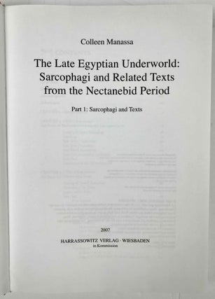 The Late Egyptian underworld: Sarcophagi and related Texts from the Nectanebid Period. Part 1: Sarcophagi and Texts. Part 2: Plates (complete set)[newline]M8223-02.jpeg