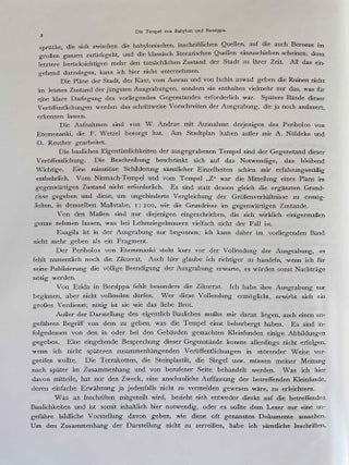 Die Tempel von Babylon und Borsippa. Nach den Ausgrabungen durch die deutsche Orient-Gesellschaft.