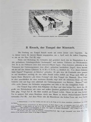 Die Tempel von Babylon und Borsippa. Nach den Ausgrabungen durch die deutsche Orient-Gesellschaft.