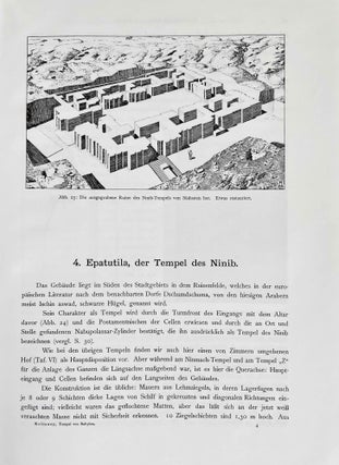 Die Tempel von Babylon und Borsippa. Nach den Ausgrabungen durch die deutsche Orient-Gesellschaft.