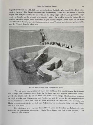 Die Tempel von Babylon und Borsippa. Nach den Ausgrabungen durch die deutsche Orient-Gesellschaft.