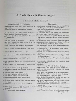 Die Tempel von Babylon und Borsippa. Nach den Ausgrabungen durch die deutsche Orient-Gesellschaft.