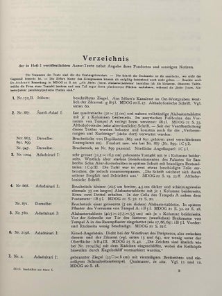 Keilschrifttexte aus Assur historischen Inhalts. Erstes Heft: Autographien