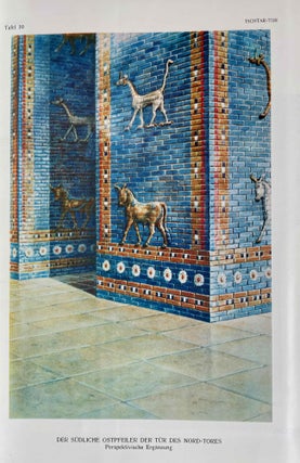 Das Ischtar-Tor in Babylon. Nach den Ausgrabungen durch die Deutsche Orient-Gesellschaft.[newline]M8240-01.jpeg