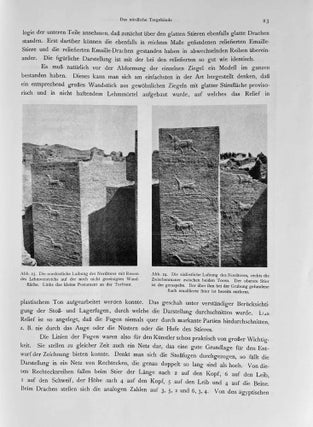 Das Ischtar-Tor in Babylon. Nach den Ausgrabungen durch die Deutsche Orient-Gesellschaft.[newline]M8240-14.jpeg