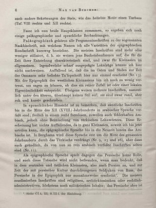 Die muslimischen Inschriften von Pergamon