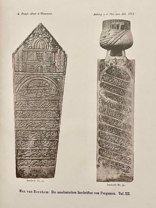 Die muslimischen Inschriften von Pergamon