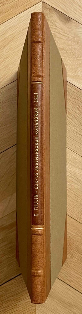 Item #M8248 Die Handschriften des Corpus Agrimensorum Romanorum. THULIN C.[newline]M8248-00.jpeg