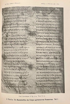 Die Handschriften des Corpus Agrimensorum Romanorum