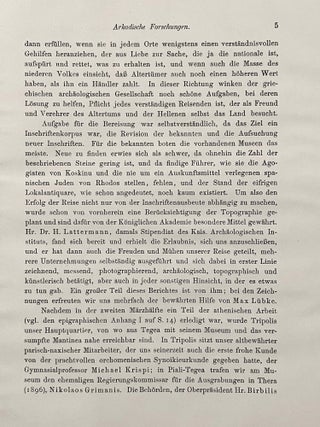 Arkadische Forschungen