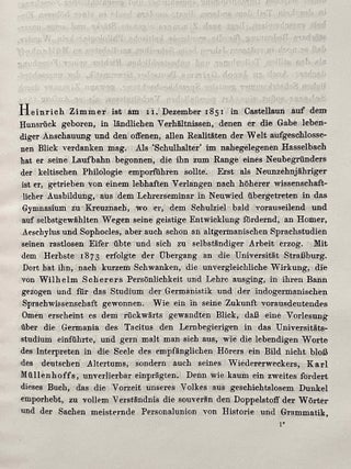 Gedächtnisrede auf Heinrich Zimmer[newline]M8252-08.jpeg
