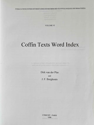 Coffin Texts Word Index