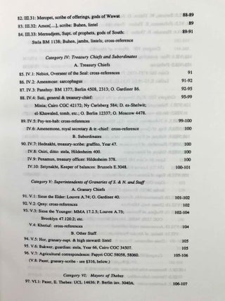 Ramesside inscriptions. Translated and annotated. Translations. Vol. III: Ramesses II, His Contemporaries.